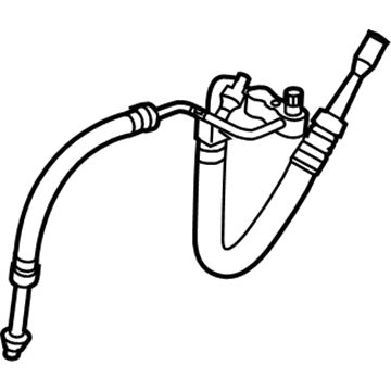 2002 Jeep Wrangler A/C Hose - 55037506AA