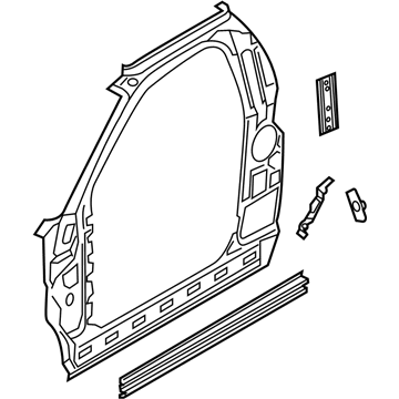 Mopar 55372407AE Panel-Body Side Aperture Inner