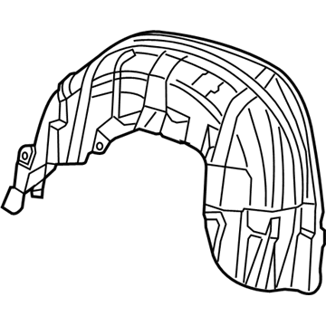 Mopar 57010723AC SILENCER-WHEELHOUSE