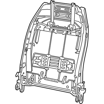 Mopar 68285497AA Frame-Front Seat Back