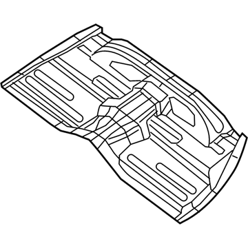 2012 Dodge Durango Floor Pan - 68038995AB