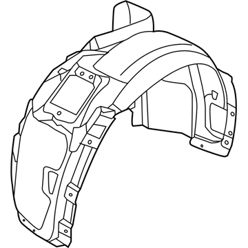 Mopar 68102923AC Shield-WHEELHOUSE