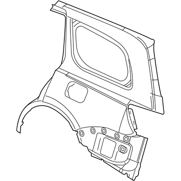 Mopar 68214290AA Panel-Body Side Aperture Outer