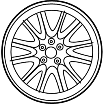 Mopar XY49PAKAA Aluminum Wheel