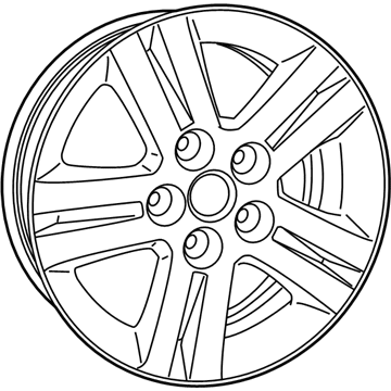 Mopar 1BD59GSAAE Wheel Alloy