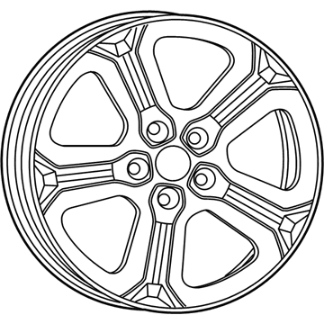 2017 Dodge Journey Spare Wheel - 5PS08JXYAB