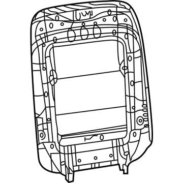 Mopar 1UW23DX9AC Panel-Front Seat Back