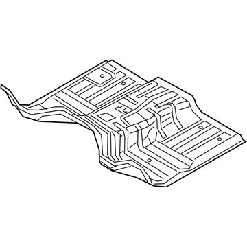 Mopar 68268050AD Pan-Front Floor