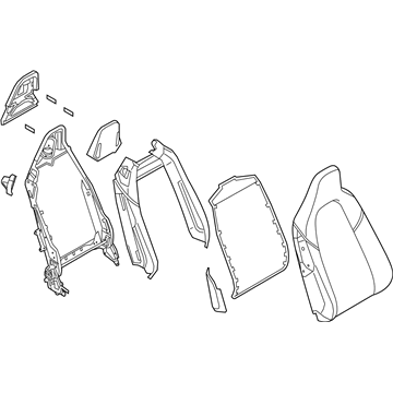 6MC77U0DAA Mopar Front Seat Illustration 1 of 1