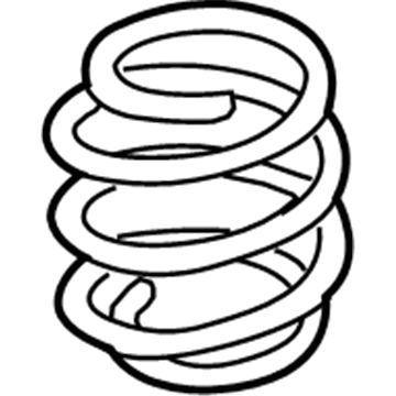 Mopar 52125553AA Spring Rear Coil