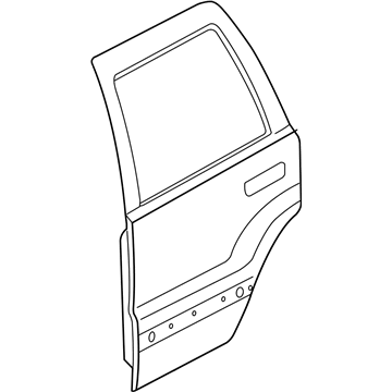 Mopar 55176907AI Door-Rear