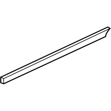 Mopar 55235886AC Panel-Door Belt MOULDING