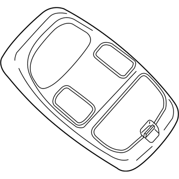 Mopar 5SK49BD1AA Housing-Overhead Console