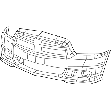 Mopar 68071974AB Front Bumper Cover