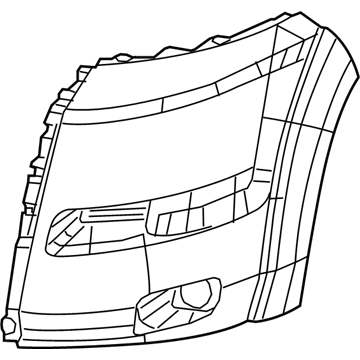 Mopar 1ZT92JXWAA Front Bumper Left