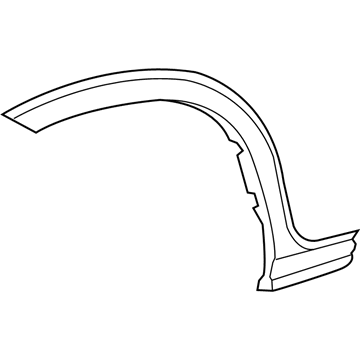 68275445AA Mopar Fender Molding Illustration 1 of 1