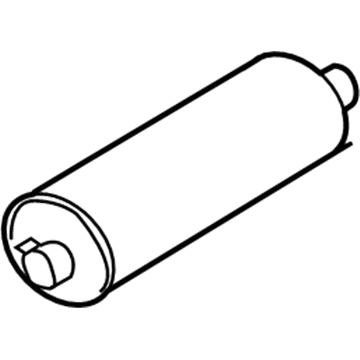 Mopar 52103676AC Exhaust Muffler