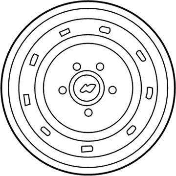 Mopar 52059582AA Steel Wheel