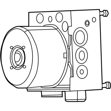 Chrysler ABS Control Module - 68258639AA