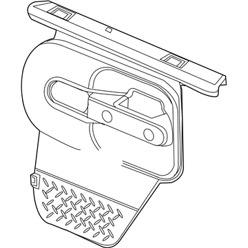 Mopar 5KE34ZJ8AB Panel-Rear Door Half