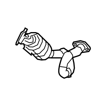 2019 Jeep Wrangler Catalytic Converter - 68252390AG