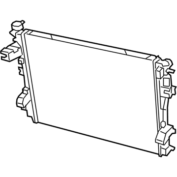 Mopar 68341188AA Engine Cooling Radiator