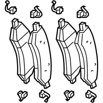 Mopar 68334862AB Pad Kit-Front Disc Brake