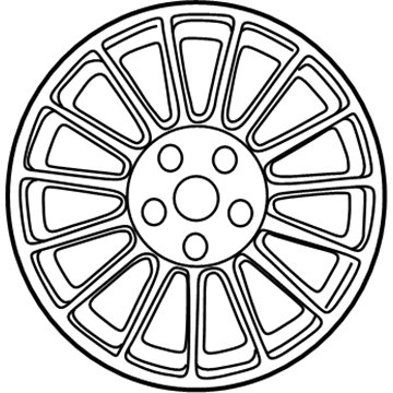 2004 Chrysler Sebring Spare Wheel - MR641139