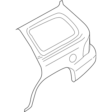 Mopar 5011170AB Panel-Body Side Aperture Rear