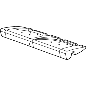 1YT12JXWAA Mopar Rear Seat Cushion Cover Illustration 1 of 1