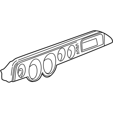 Mopar 5DG14MD5 Bezel-SPDO/INSTRUMENT W/RADIO