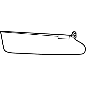 Mopar 5FA951L2AE Visor