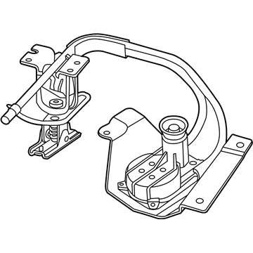 68165597AA Mopar Spare Tire Carrier Winch Illustration 1 of 1