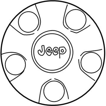 2003 Jeep Liberty Wheel Cover - 52128525AA