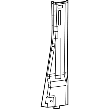 Mopar 5SM85LDMAA Molding-B Pillar Upper