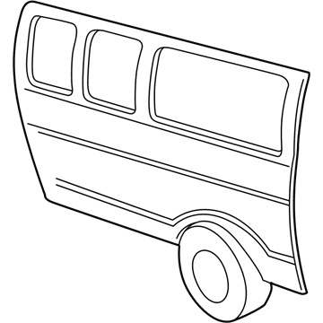 Mopar 55346571AC Panel-Body Side Aperture