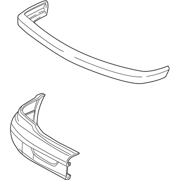 Mopar 55076934AB Front Bumper Face Bar