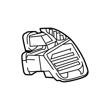 Mopar 5UT65DX8AD Outlet-Air Conditioning & Heater