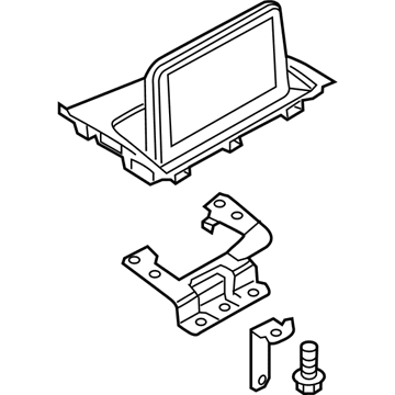 68383524AA Mopar Multi Media Radio Illustration 1 of 1