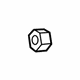 Mopar 6107173AA Nut-Hexagon