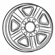 Mopar 1UD26SZ0AC Steel Wheel
