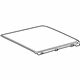 Mopar 68274065AA Glass-SUNROOF