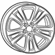 Mopar 1WM43GSAAA Painted Inchwheel