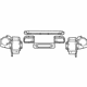 Mopar 68159377AB Mounting Kit-Front Bumper