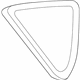 Mopar 68255558AA Glass-Quarter Window