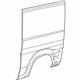 Mopar 68095840AA Panel-Body Side Aperture Outer