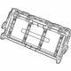 Mopar 68194203AA Frame-Rear Seat Back