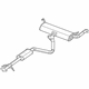 Mopar 68102171AB Exhaust Muffler And Tailpipe