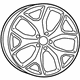 Mopar 6DD07VXWAB Aluminum Wheel