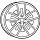 Mopar 5SQ081XFAA Aluminum Wheel